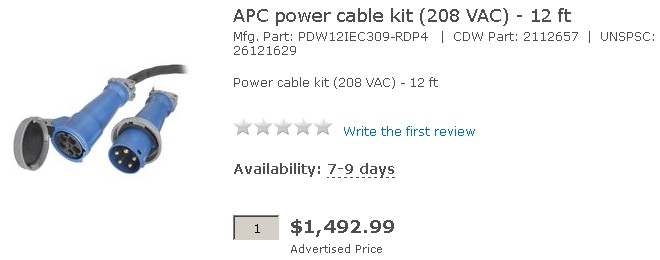 APC power cable kit (208 VAC) - 12 ft.jpg